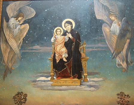 Mother of God dans images sacrée viktor_vasnetsov-mother_of_god_1901_1